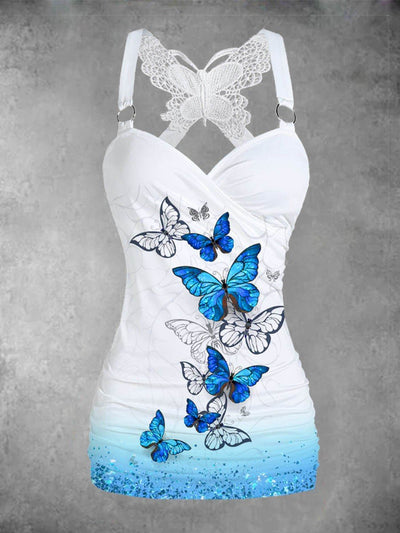 Women's Artistic Butterfly Two-Piece Sets
