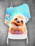 Women's  sloth  Artistic Casual Tops