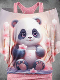 Women's Panda Two Piece Suit Top
