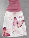 Women's Butterfly Art Design Maxi Dress