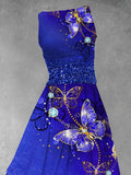 Women's Butterfly Artistic Flowy Dress