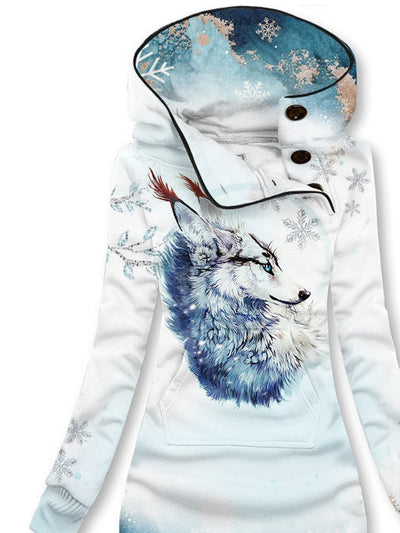 Winter Wolf Casual Sweatshirt