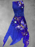 Women's Butterfly Artistic Flowy Dress