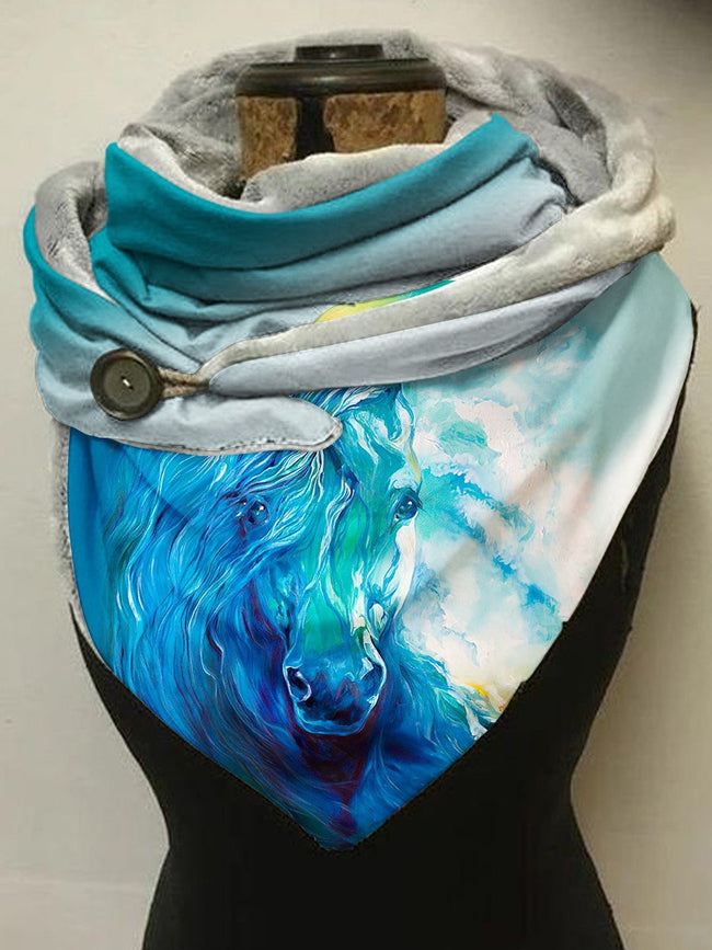 Horse Art Casual Scarf and Shawl