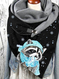 Winter Sloth Casual Scarves and Shawls