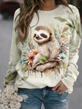 Women's Sloth Casual Sweatshirt