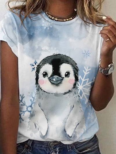 Penguin Cute Casual T-shirt