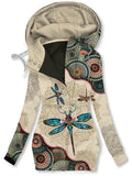 Women's Dragonfly Mandala Art Casual Sweatshirt
