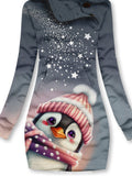 Women's Penguin Star Casual Sweatshirt
