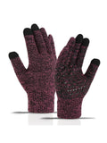 Men's And Women's Winter Knitted Warm Fleece Gloves
