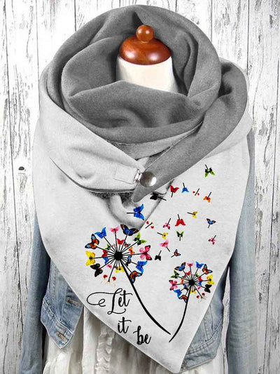 Women's Let It Be Dragonfly Casual Wrap Scarf
