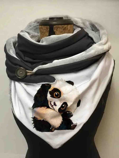 Women's Panda  Art Casual Wrap Scarf