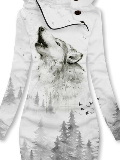 Women's Wolf Art Casual Sweatshirt