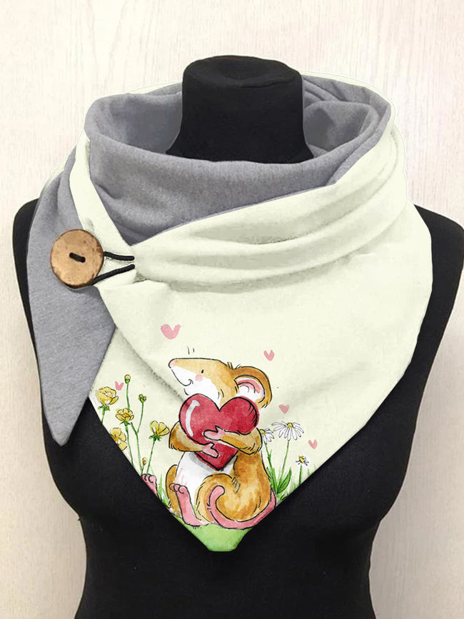 Mouse Casual Scarf Shawl