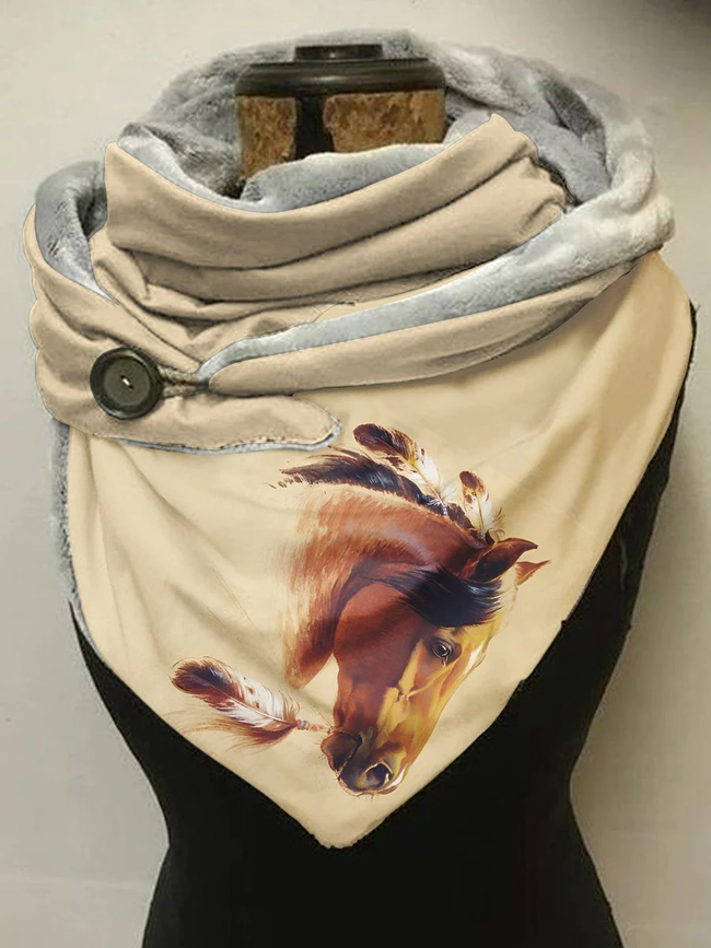 Horse Animal Print Scarf and Shawl