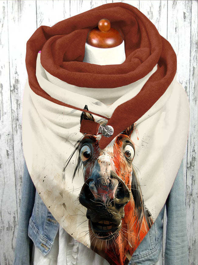 Horse Print Scarf