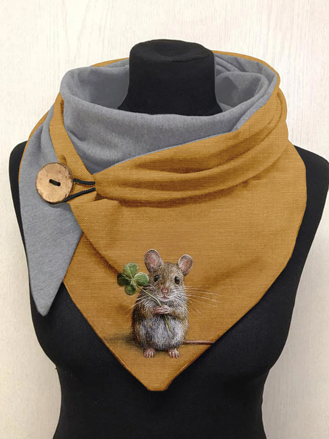 Mouse Art Casual Scarf Shawl