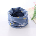 Kinderschal Blue Starry Sky / (Suitable 0-12 Years Old)