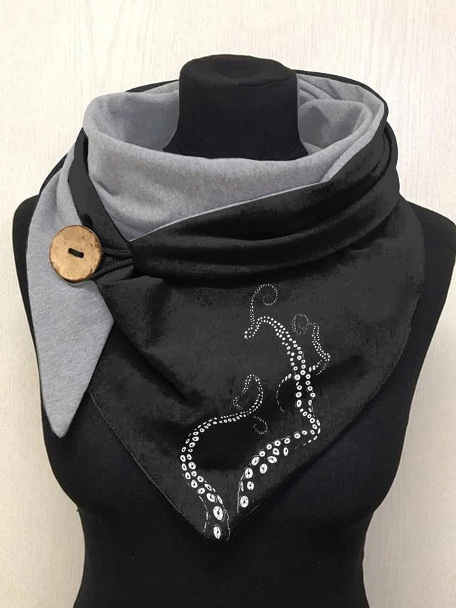 Octopus Art Casual Scarf Shawl