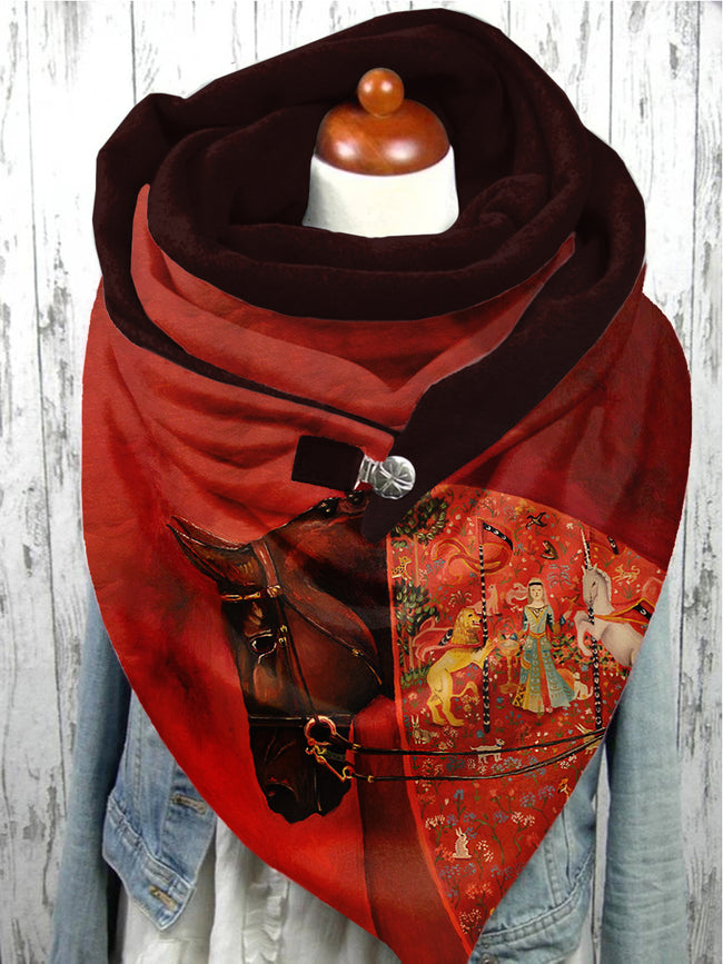 Horse Casual Scarf and Shawl