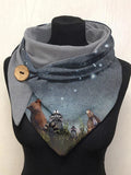 Animal  Casual Scarf Shawl