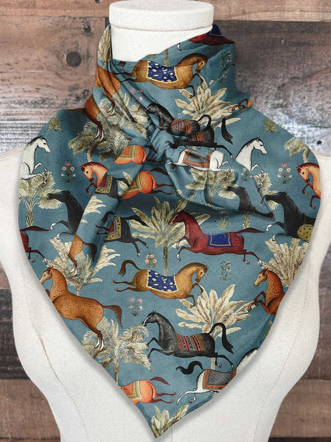 Horse Casual Prints Wild Rag