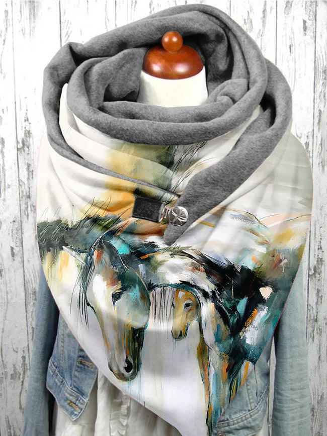 Horse Casual Scarf and Shawl