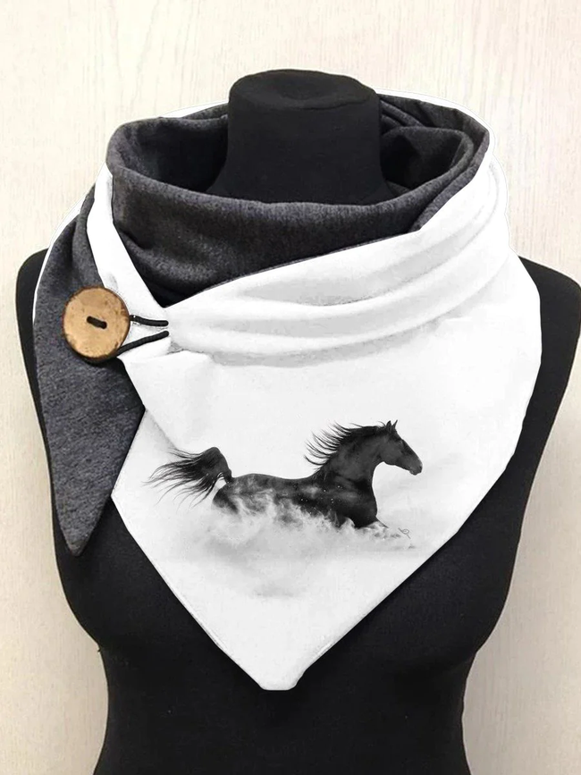 Horse Animal Print Scarf and Shawl