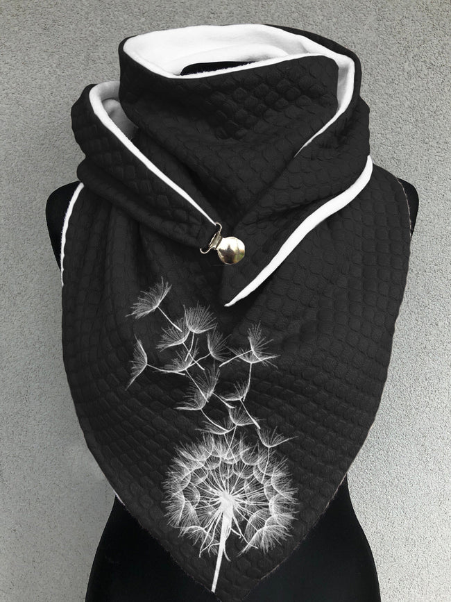 Dandelion Art Casual Waffle Scarf Shawl