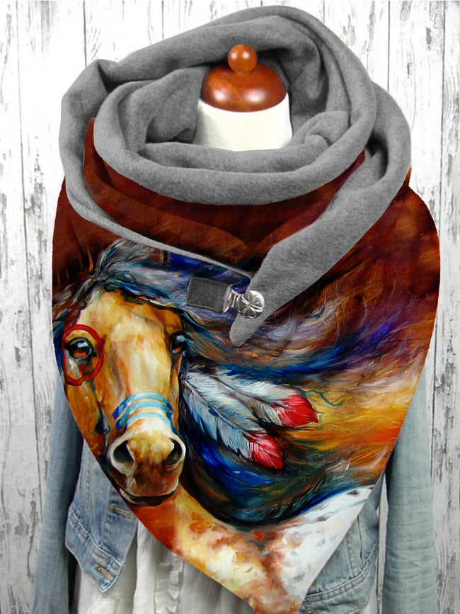 Horse Casual Scarf and Shawl