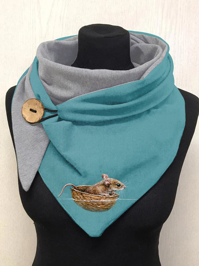 Mouse Art Casual Scarf Shawl