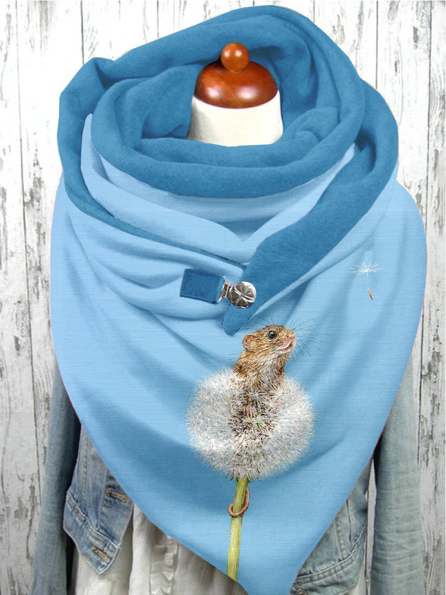 Mouse Art Casual Scarf Shawl