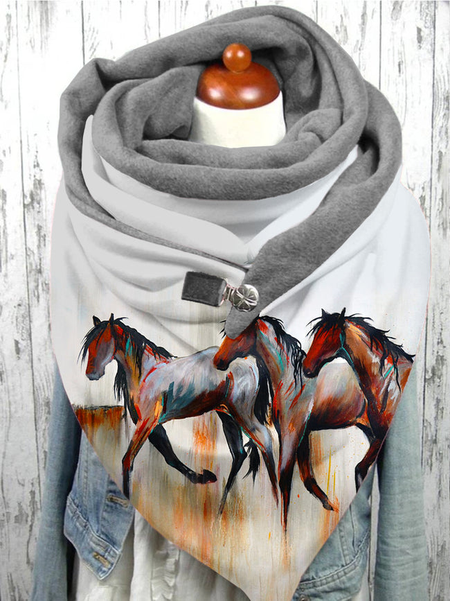 Horse Casual Scarf and Shawl