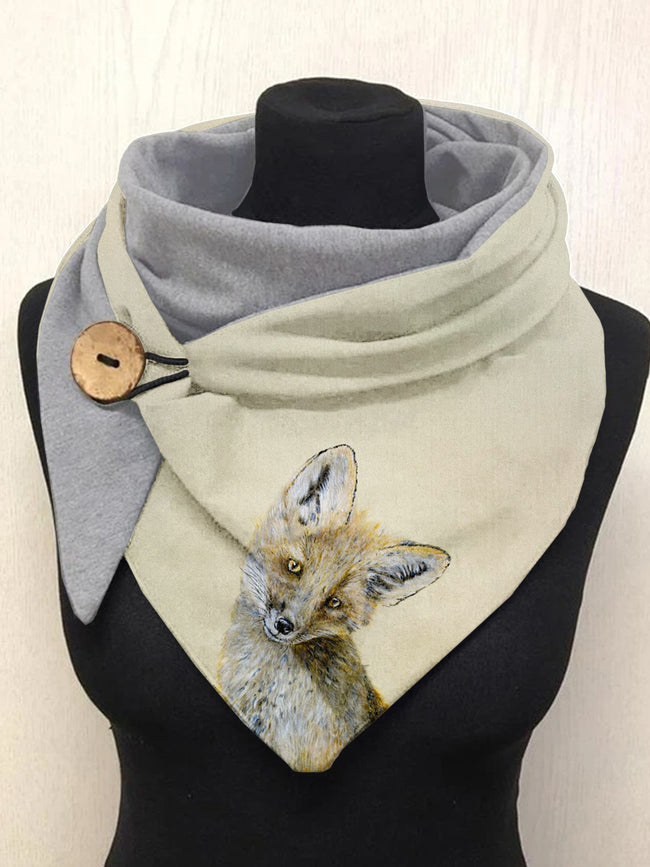 Fox Art Casual Scarf Shawl