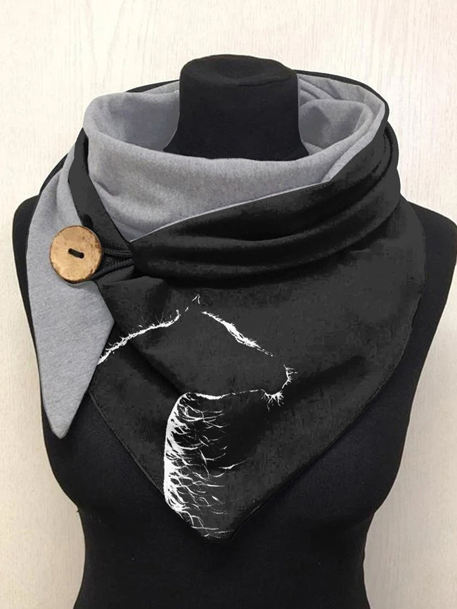 Silhouette Horse Art Casual Scarf Shawl