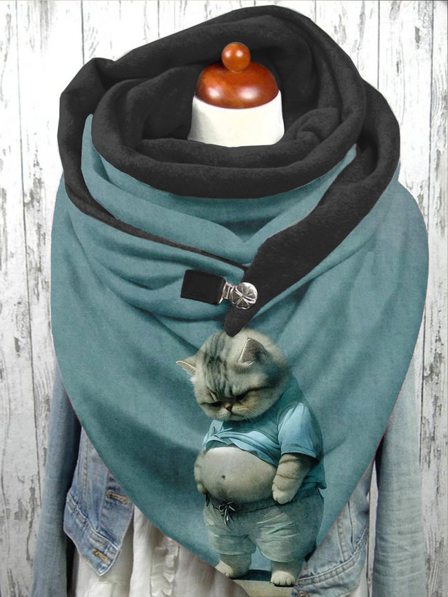 Fun Cat Casual Scarf Shawl