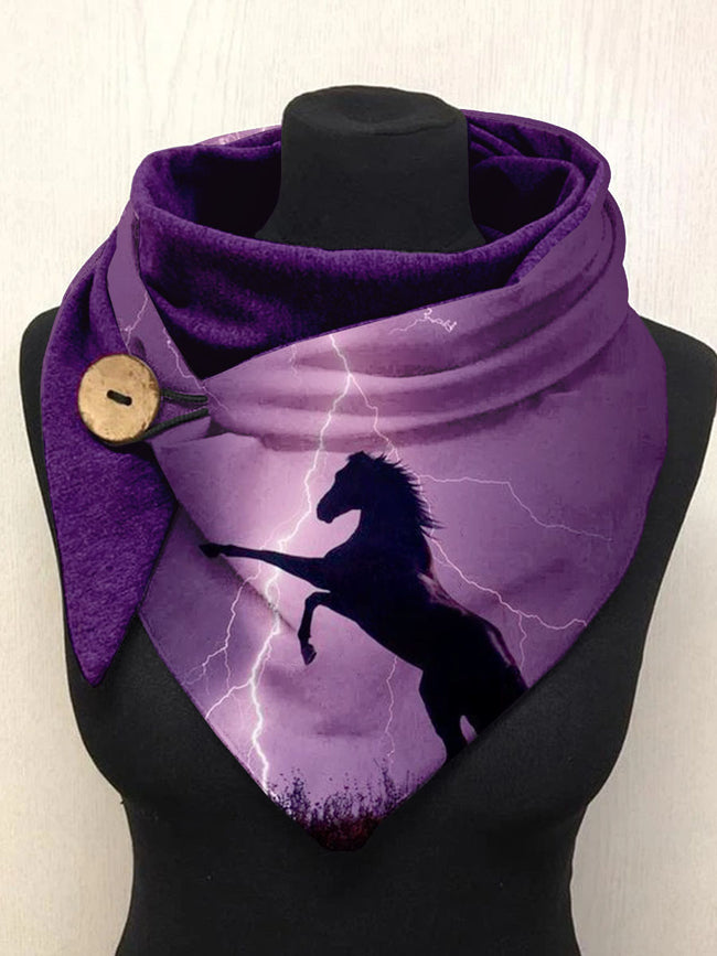 Horse print scarf