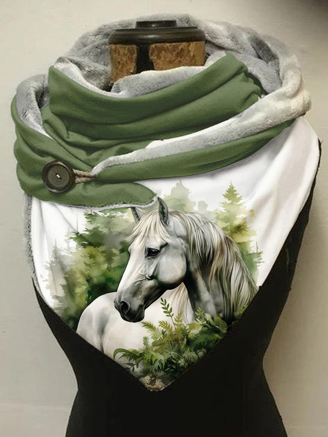 Horse Animal Print Scarf and Shawl