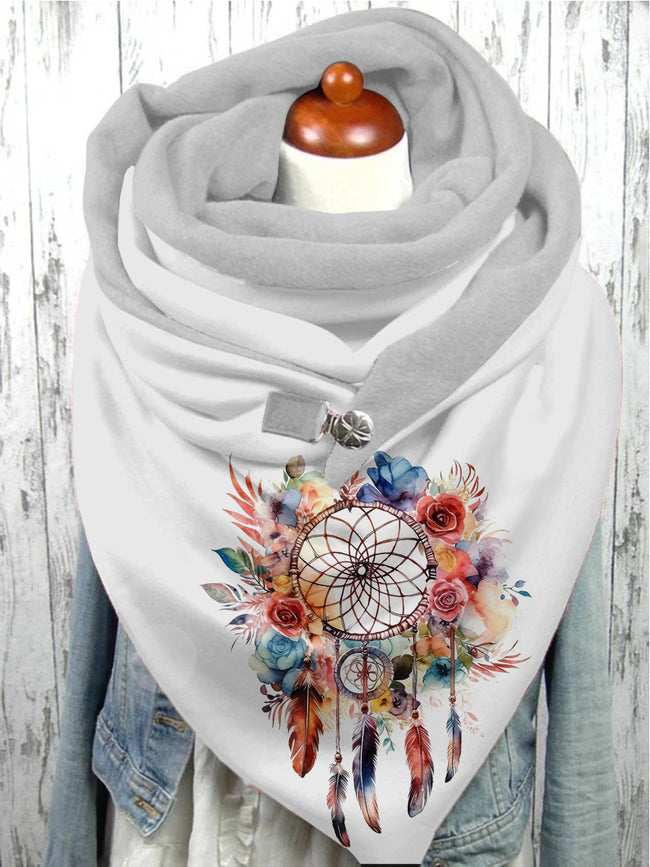 Feather Art Casual Scarf Shawl