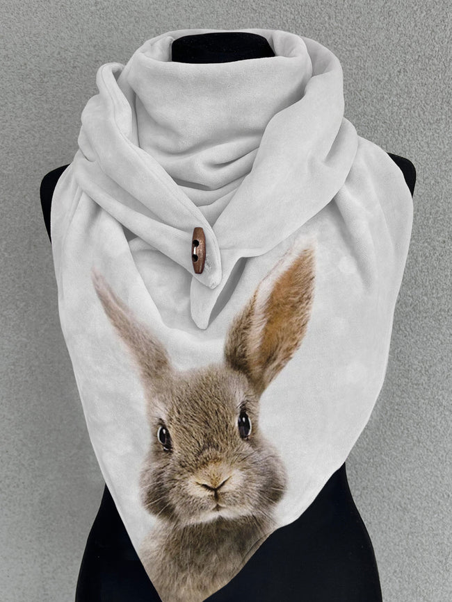 Rabbit Art Casual Scarf Shawl