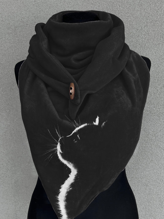 Cat Art Casual Scarf Shawl