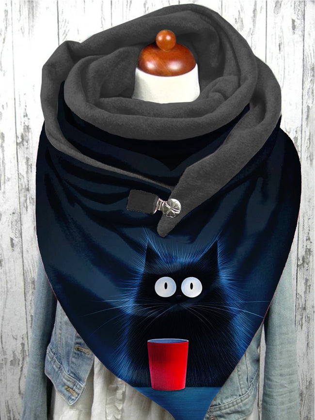 Cat Art Casual Scarf Shawl