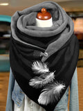 Feather Art Casual Scarf Shawl