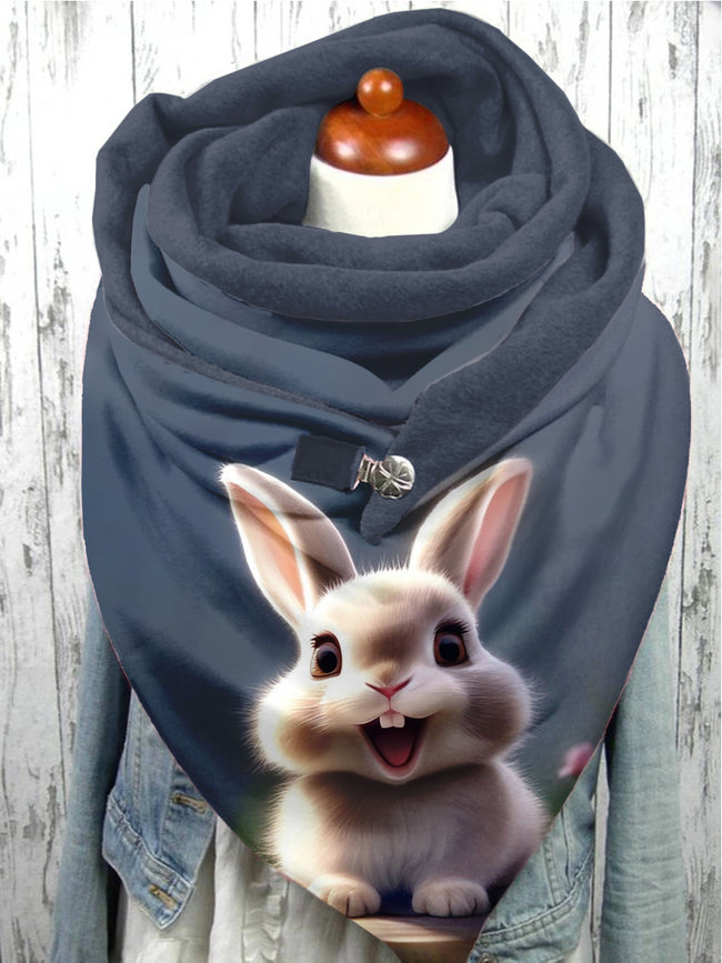 Rabbit Art Casual Scarf Shawl