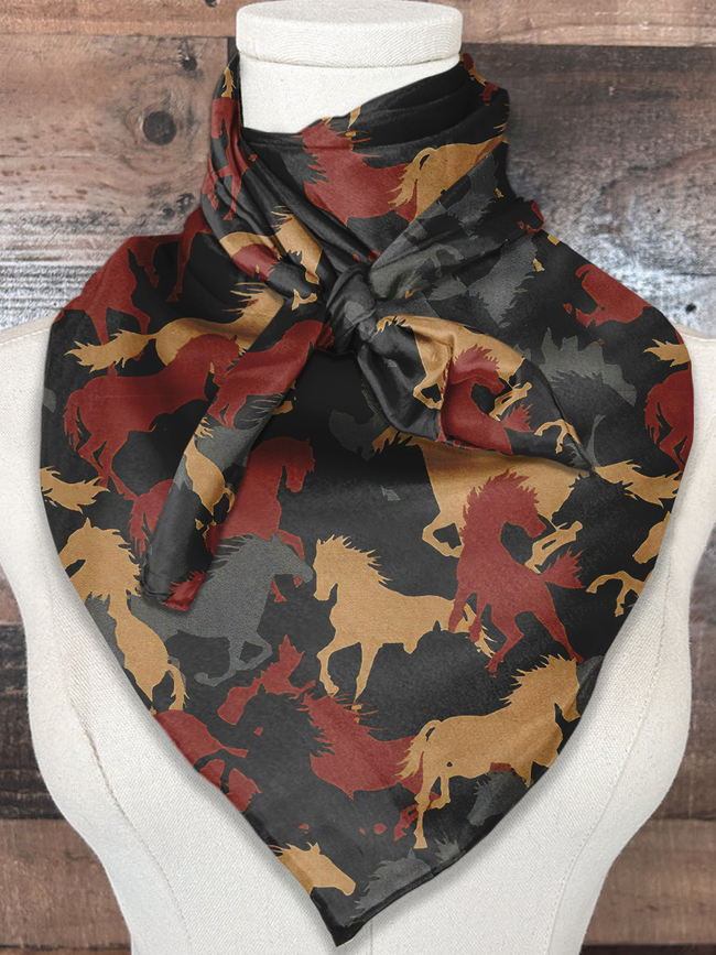 Horse Casual Prints Wild Rag