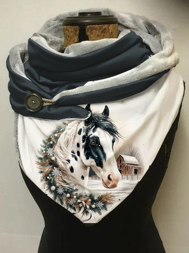 Horse Animal Print Scarf and Shawl