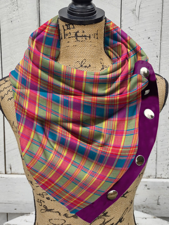 Plaid Casual Scarves and Shawls