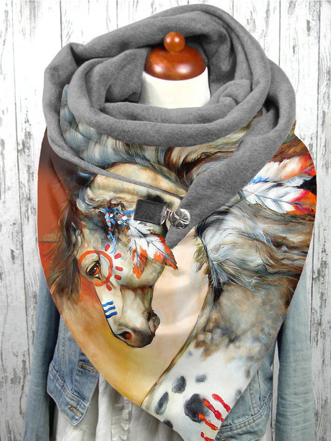 Horse Casual Scarf and Shawl