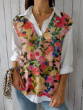 Women’s Retro Floral Versatile Knitted Vest