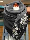 Floral Art Casual Scarf Shawl